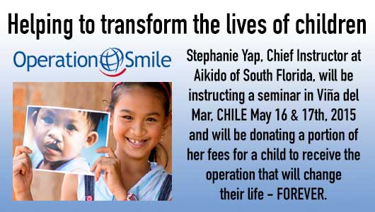 Aikido of South Floirda donates to Operation Smile